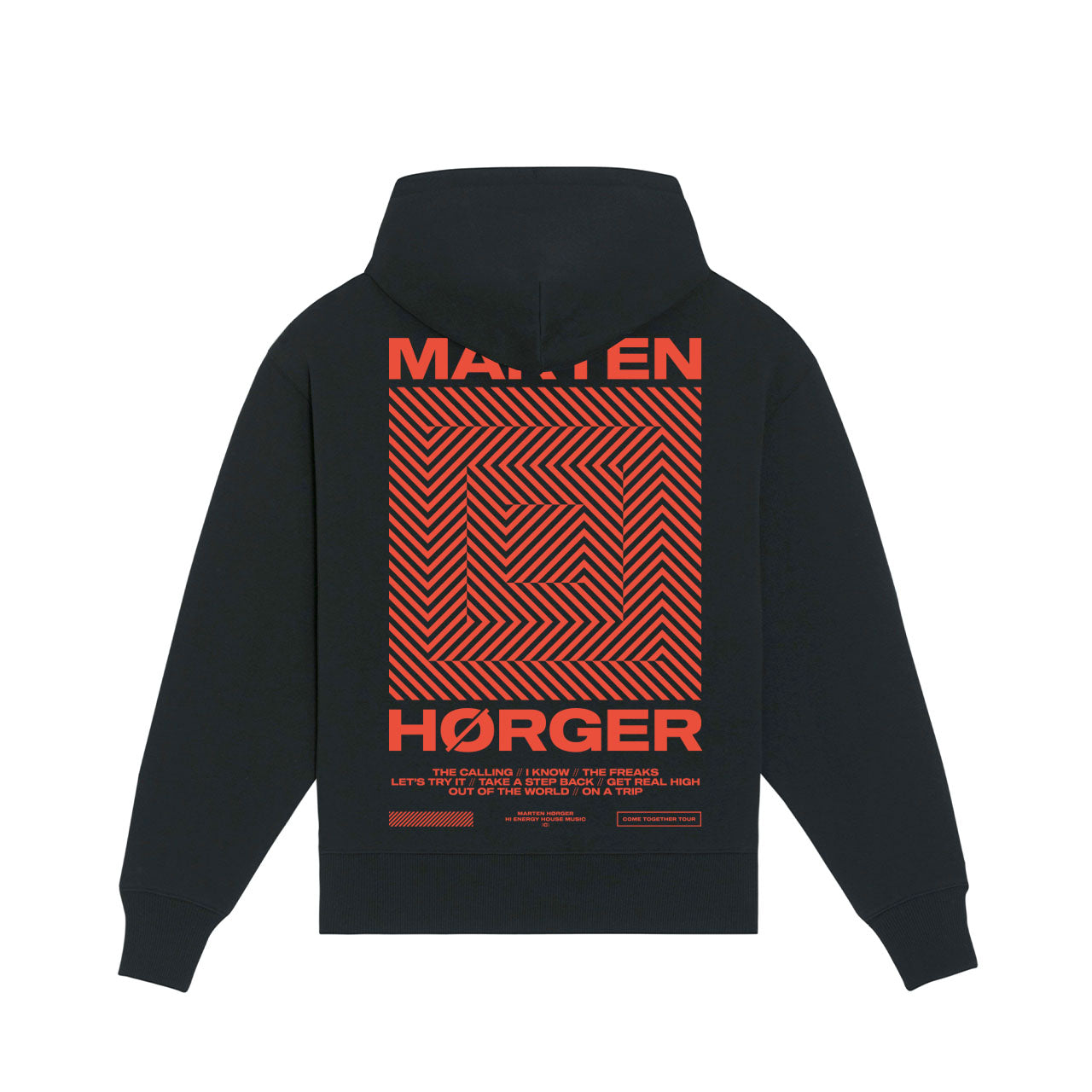 Marten Horger Merch DISCØGRAPHY HOODIE black